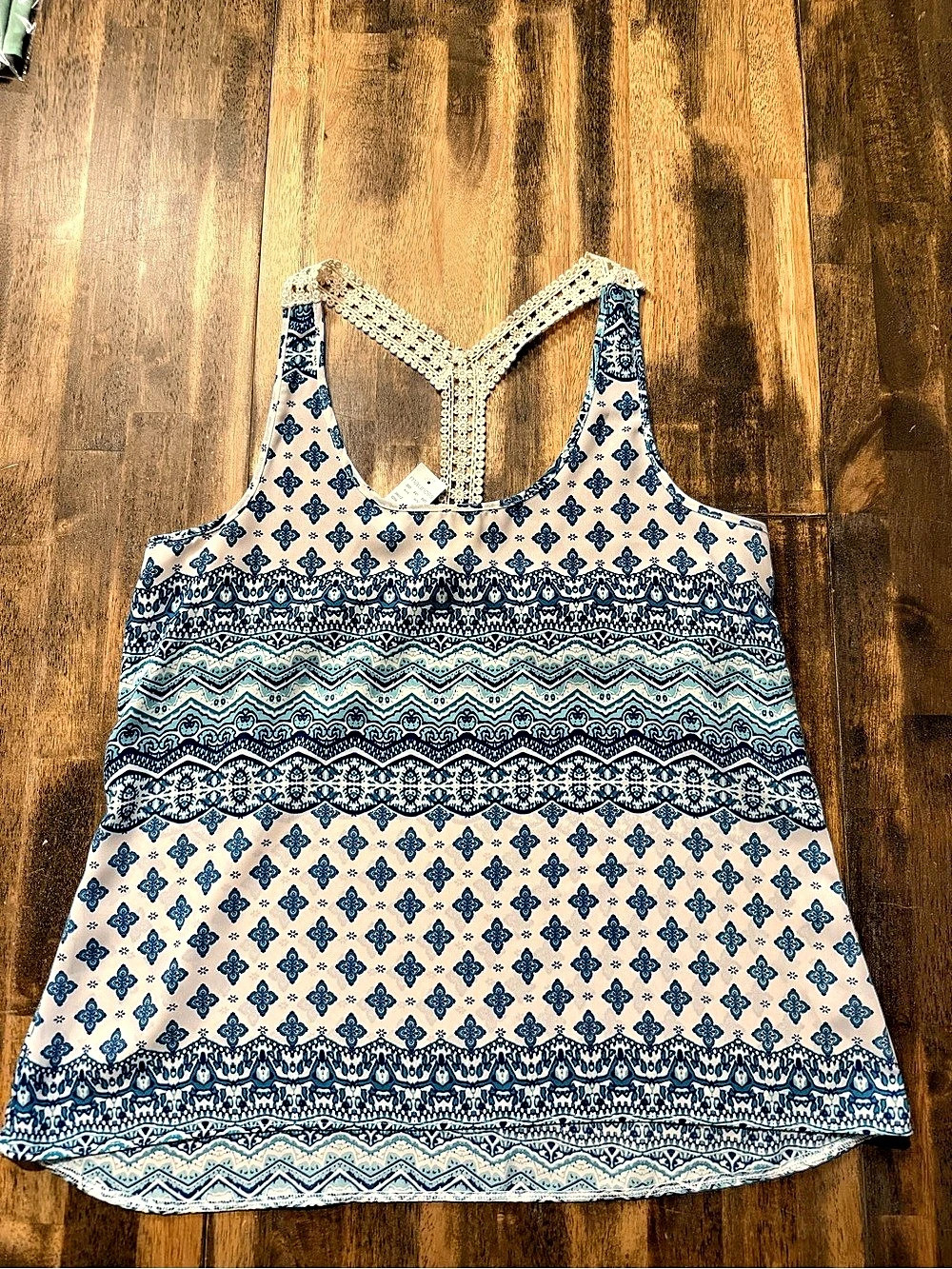 Maurice's Boho Medallion Tank Top Size XL NWT